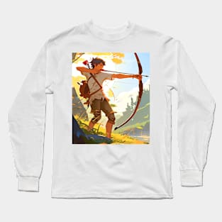 Archery Bullseye, Sports Long Sleeve T-Shirt